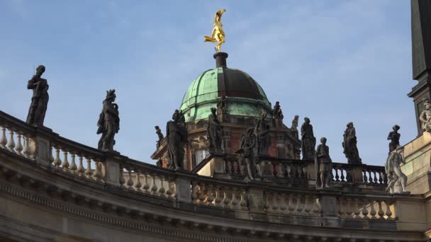 Belle Vieille Statue Dans Parc Potsdam Allemagne Vidéo Uhd — Video