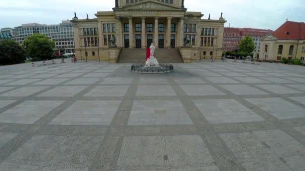 Widok Lotu Ptaka Konzerthaus Berlin Teatr Dramatyczny Berlinie Centrum Miasta — Wideo stockowe