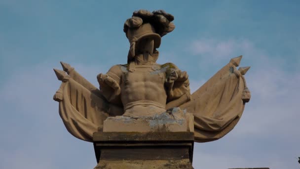 Frumoasa Statuie Veche Din Parc Potsdam Germania Video Uhd — Videoclip de stoc