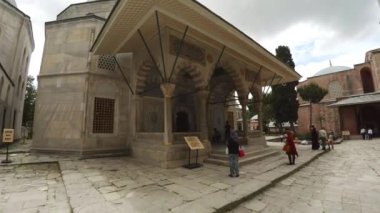 İSTANBUL, TURKEY - YAZ 2017: Aya Sophia Camii. İstanbul. Hindi. 4K 'da video, UHD