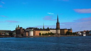 Stockholm 'deki Wrangel Sarayı. İsveç. 4K 'da video, UHD