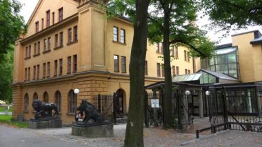 Stockholm 'de sanat okulu Konsthogskolan. İsveç. 4K 'da video, UHD