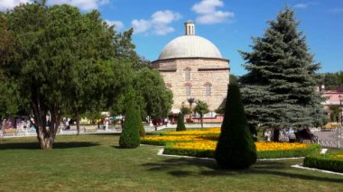 İSTANBUL, TURKEY - YAZ 2017: İstanbul Sultanahmet 'te Hurrem Sultan Hamam. Hindi. 4K 'da video, UHD