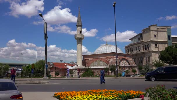 Istanbul Turquia Summer 2017 Antiga Mesquita Centro Istambul Turquia Vídeo — Vídeo de Stock