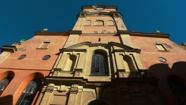 Iglesia Estocolmo Suecia Video Uhd — Vídeos de Stock