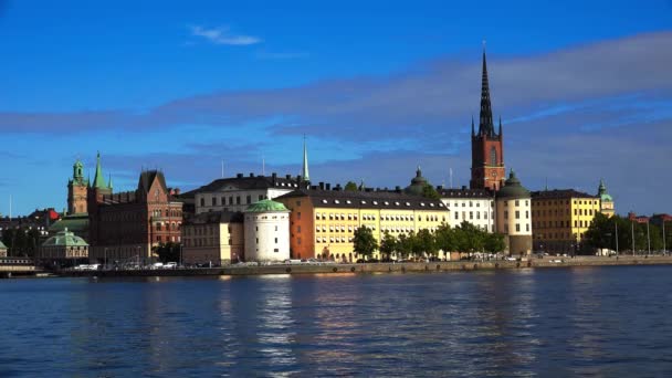 Palacio Wrangel Estocolmo Suecia Video Uhd — Vídeos de Stock