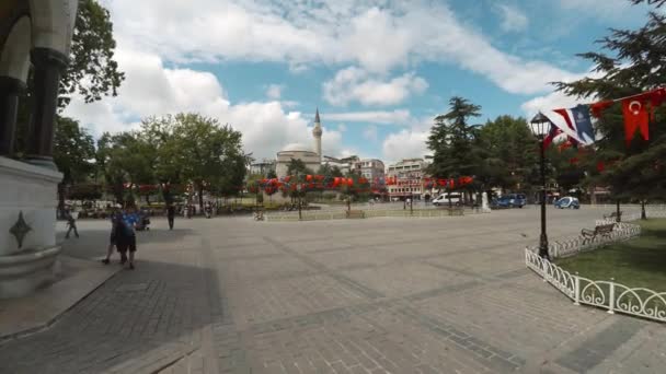 Istanbul Turquie Été 2017 Ancienne Mosquée Dans Centre Istanbul Turquie — Video