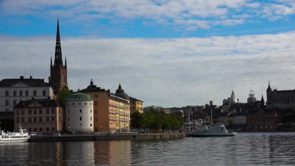 Stockholm Deki Wrangel Sarayı Sveç Video Uhd — Stok video