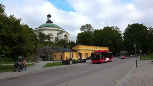 Kerk Stockholm Zweden Video Uhd — Stockvideo