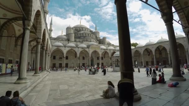 Istanbul Turkey Summer 2017 Blue Mosque Мечеть Султана Ахмеда Стамбулі — стокове відео