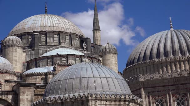 Sehzade Moskén Istanbul Turkiet Skott Ultrahög Upplösning Uhd — Stockvideo