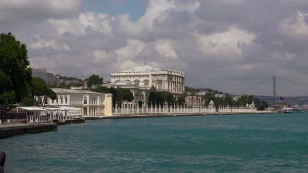 Istanbul Turquie Été 2017 Palais Dolmabahce Istanbul Turquie Vidéo Uhd — Video