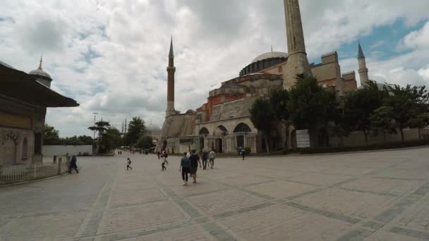 Istanbul Türkei Sommer 2017 Die Aya Sophia Moschee Istanbul Türkei — Stockvideo