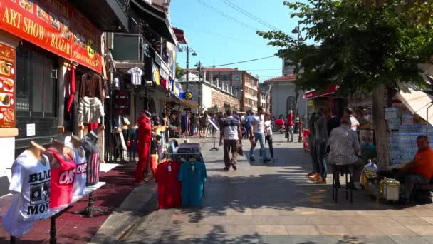 Istanbul Turkey Summer 2017 Grand Bazaar Marknaden Centrala Istanbul Turkiet — Stockvideo