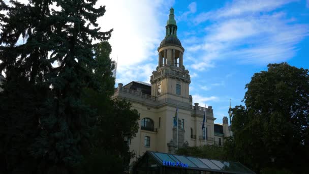 Igreja Estocolmo Suécia Vídeo Uhd — Vídeo de Stock