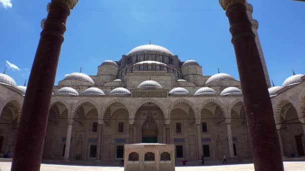 Süleymaniye Moschee Istanbul Türkei Video Uhd — Stockvideo