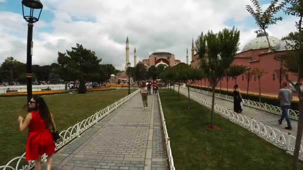 Istanbul Turkey Összefoglalás 2017 Aya Sophia Mecset Isztambulban Törökország Videó — Stock videók