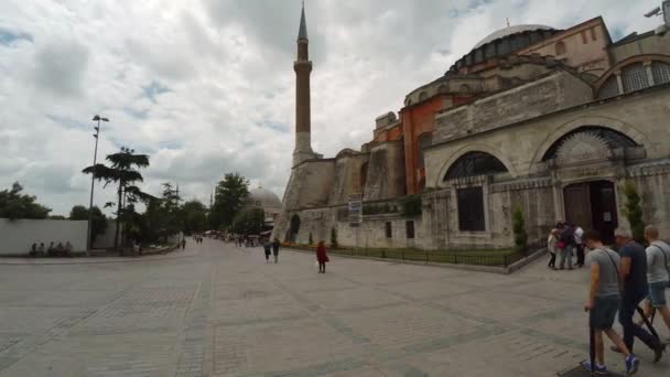 Istanbul Türkei Sommer 2017 Die Aya Sophia Moschee Istanbul Türkei — Stockvideo