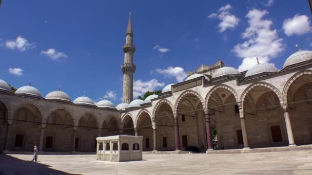 Süleymaniye Moschee Istanbul Türkei Video Uhd — Stockvideo