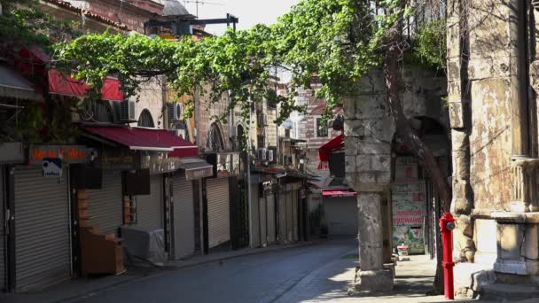 Istanbul Het Oude Istanbul Architectuur Oude Huizen Straten Wijken Turkije — Stockvideo
