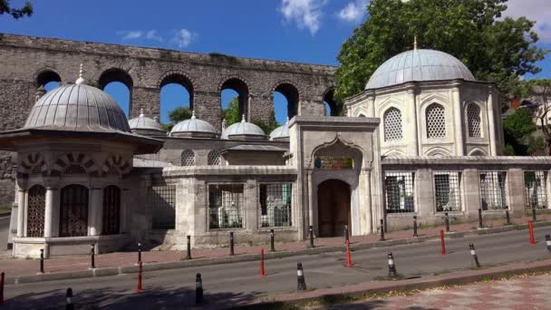 Istanbul Turquie Été 2017 Aqueduc Romain Valente Istanbul Turquie Vidéo — Video