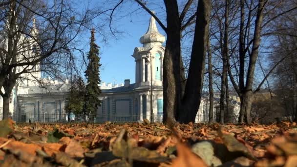 Smolny-kathedraal — Stockvideo