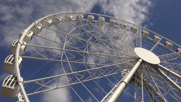 Roda gigante. 4K . — Vídeo de Stock