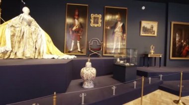 Muhteşem Odalar ve St Petersburg Catherine sarayın iç.