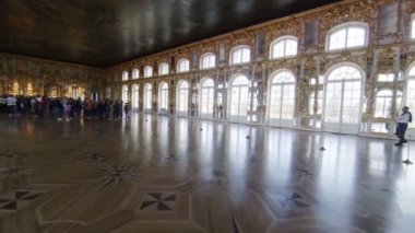 Muhteşem Odalar ve St Petersburg Catherine sarayın iç.