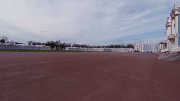 Catherine Sarayı. Puşkin. Catherine Park. Tsarskoye Selo. — Stok video