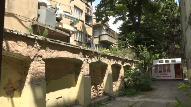 Vecchio cortile a Varna — Video Stock