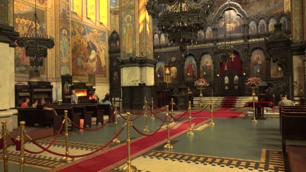 Katedralen i antagandet i Varna — Stockvideo