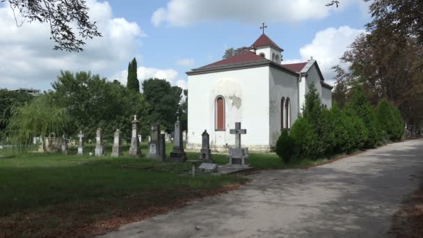 Стародавні кладовищі в м. Варна — стокове відео