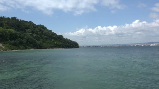 Le littoral de Varna. Bulgarie. 4K .