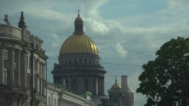 St. isaacs Katedrali, St. Petersburg. 4k.