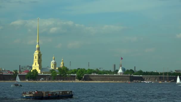 圣彼得堡的彼得和保罗大教堂 — 图库视频影像