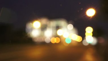 Nakhimov St. Petersburg deniz okulda. İyi geceler. 4k.