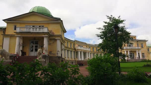 The estate Marino in the Leningrad region — Stock Video