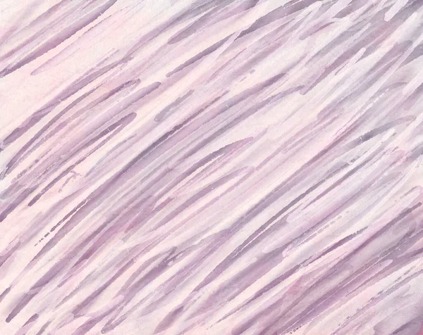 Abstracte Textuur Met Roze Paarse Strepen Aquarelpapier Close — Stockfoto