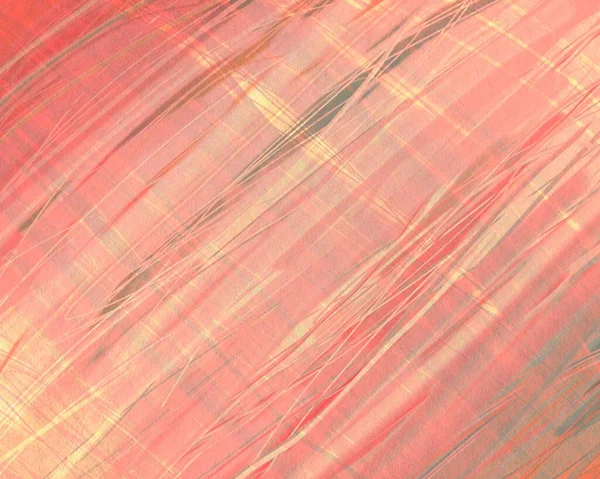 Abstrakt Textur Med Rosa Och Röda Och Gula Ränder Akvarellpapper — Stockfoto