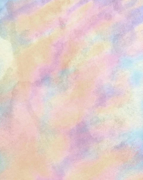 Waterkleur Abstractie Textuur Met Wazig Veelkleurige Pastel Achtergrond Vlekken Met — Stockfoto