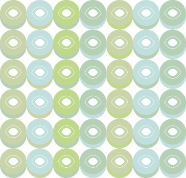 kabile yuvarlak desen