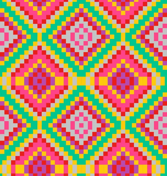 Adorno tribal brillante — Vector de stock