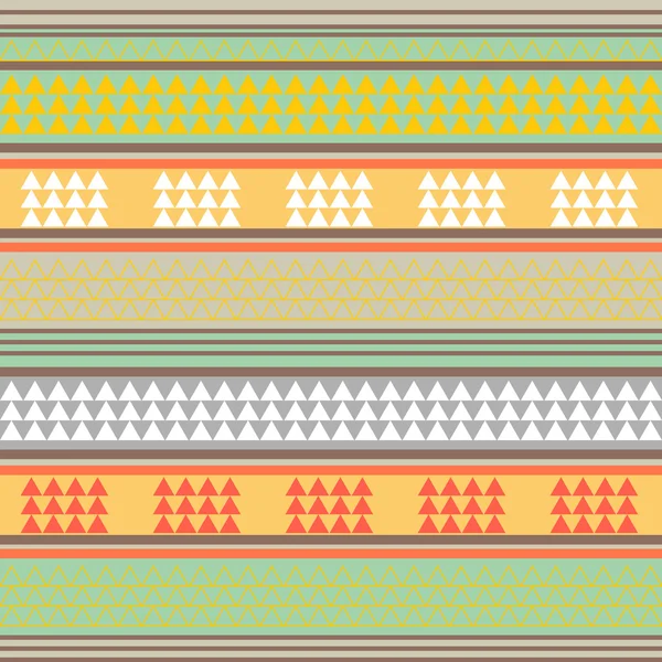 Naadloze tribal textuur — Stockvector