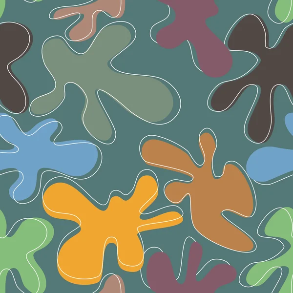 Texture avec lobes multicolores — Image vectorielle