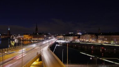 gece Stockholm şehir 