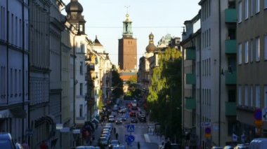 Stockholm'de güzel sokak