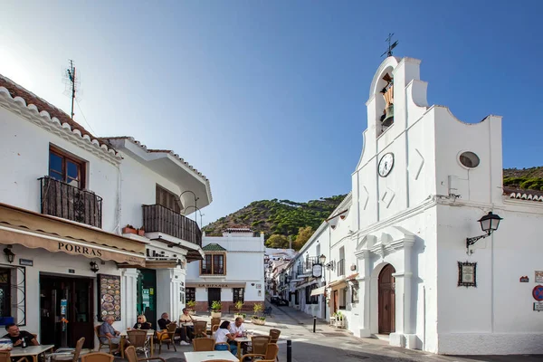 西班牙Andalusia的Mijas村 有白人住房 — 图库照片
