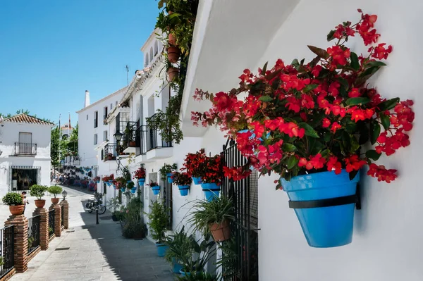 Mijas Falu Andalúziában Fehér Házakkal Spanyolország — Stock Fotó