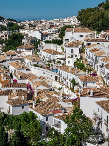 Village Mijas Andalousie Avec Maisons Blanches Espagne — Photo